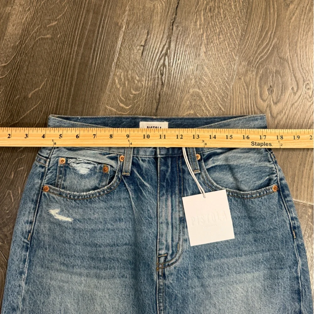 Pistola Alice Denim Midi Skirt - Picture 11 of 13